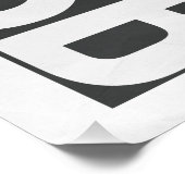 Tanzplakat-Tasche Poster (Ecke)
