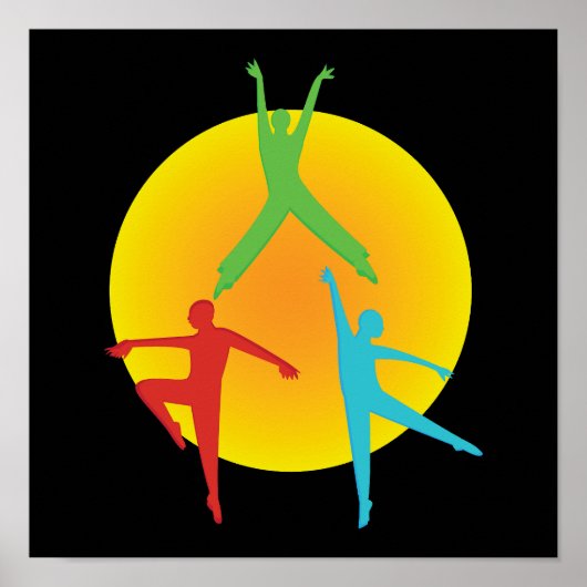 Tanzposen Poster (Vorne)