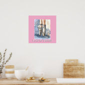 Tanzposter für Liebhaber Poster (Küche)