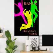 Tanzposter Poster (Heimbüro)