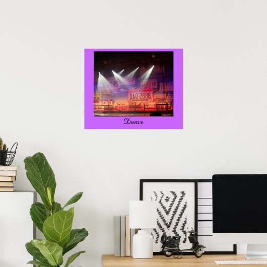 Tanzposter Poster (Heimbüro)