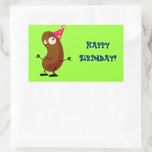 Tanzpotato Rechteckiger Aufkleber (Tasche)