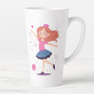 Tanzprinzessin Ballerina Latte Tasse