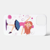 Tanzprinzessin Ballerina Phone Case für Mädchen (Rückseite (Horizontal))