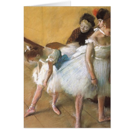 Tanzprüfung durch Edgar Degas, Vintages Ballett (Vorne)
