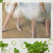 Tanzprüfung durch Edgar Degas, Vintages Ballett Handtuch (Gefaltet)