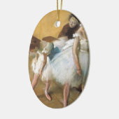 Tanzprüfung durch Edgar Degas, Vintages Ballett Keramikornament (Links)