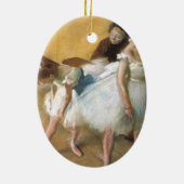 Tanzprüfung durch Edgar Degas, Vintages Ballett Keramikornament (Hinten)