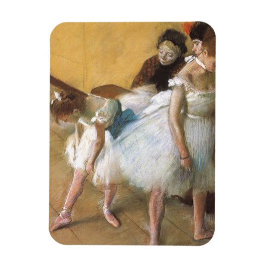 Tanzprüfung durch Edgar Degas, Vintages Ballett Magnet (Vertikal)