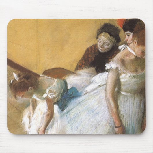 Tanzprüfung durch Edgar Degas, Vintages Ballett Mousepad (Vorne)