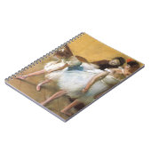 Tanzprüfung durch Edgar Degas, Vintages Ballett Notizblock (Linke Seite)