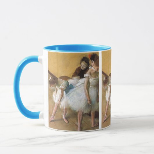 Tanzprüfung durch Edgar Degas, Vintages Ballett Tasse (Links)