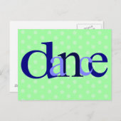 Tanzpunkte Postkarte (Vorne/Hinten)