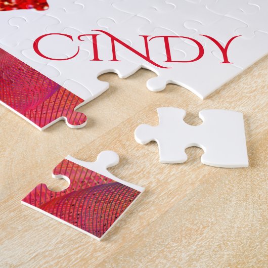 Tanzpuzzle für Mädchen. Personalisierter Name. Puzzle (Seite)