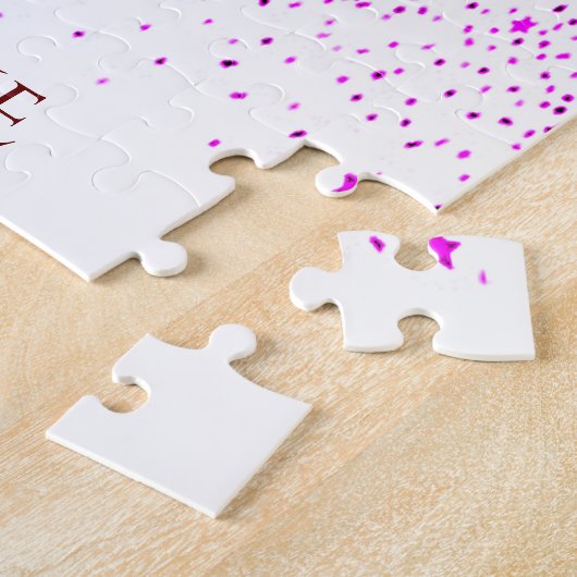 Tanzpuzzle für Mädchen. Personalisierter Name. Puzzle (Seite)