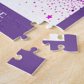 Tanzpuzzle für Mädchen. Personalisierter Name. Puzzle (Seite)