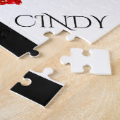 Tanzpuzzle für Mädchen. Personalisierter Name. Puzzle (Seite)