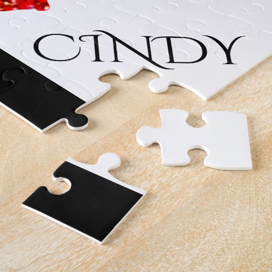 Tanzpuzzle für Mädchen. Personalisierter Name. Puzzle (Seite)