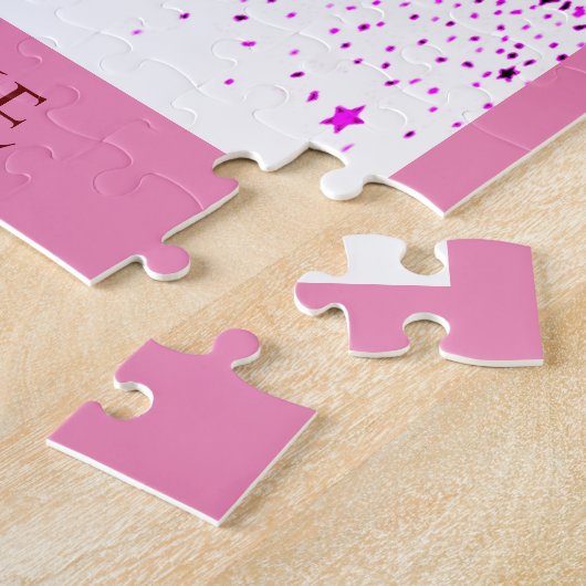 Tanzpuzzle für Mädchen. Personalisierter Name. Puzzle (Seite)