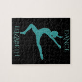 Tanzpuzzle mit personalisiertem Namen. Puzzle (Horizontal)