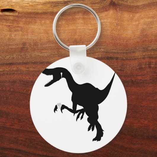 TanzRaptor-Design Schlüsselanhänger (Vorderseite)