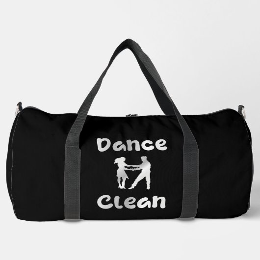 Tanzreiniger mexikanischer Silber Duffle Bag (Vorderseite)