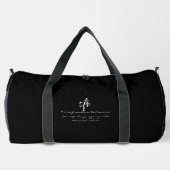 Tanzreiniger mexikanischer Silber Duffle Bag (Rückseite)