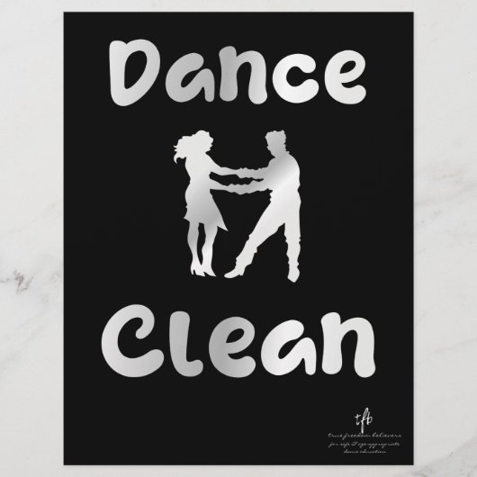 Tanzreinigung Mex. Silber Flyer (Vorne)