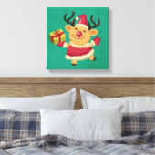 Tanzrenner Leinwanddruck (Insitu (Schlafzimmer))