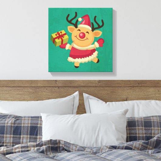 Tanzrenner Leinwanddruck (Insitu (Schlafzimmer))