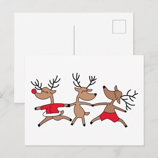 Tanzrenner Postkarte (Vorne/Hinten)