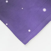 Tanzrosa und Lila Fleecedecke (Ecke)