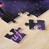 Tanzrosa und Lila Puzzle (Seite)