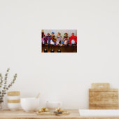 Tanzsaal Girls in Old West Poster (Küche)