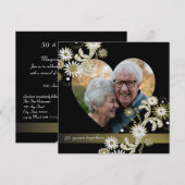 Tanzsäle/ Goldenes Jubiläum Einladung (Vorne/Hinten)