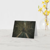 Tanzsaxophon Geburtstag / JEDER Anlass Karte (Gelbe Blume)