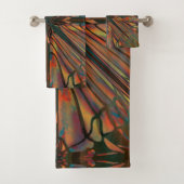 Tanzschatten des Skorpion King Patterns Badhandtuch Set (Insitu)