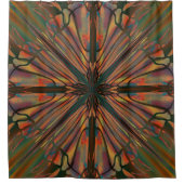 Tanzschatten des Skorpion King Patterns Duschvorhang (Vorderseite)