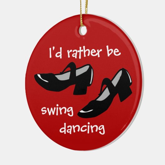 Tanzschmuck, ich würde eher tanzende Schuhe schwin Keramik Ornament (Links)