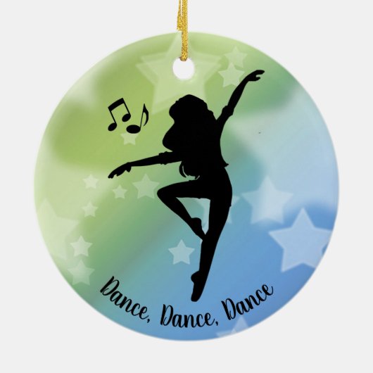 Tanzschmuck Keramik Ornament (Hinten)