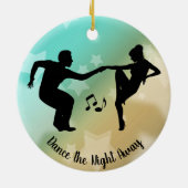 Tanzschmuck Keramik Ornament (Hinten)