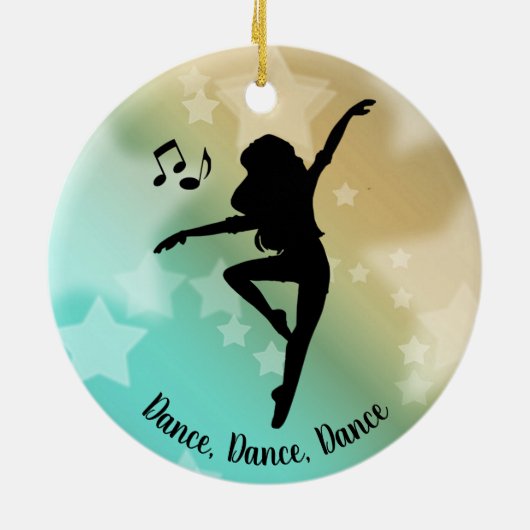 Tanzschmuck Keramik Ornament (Hinten)