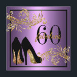 Tanzschuhe - Fantastische 60. Geburtstagseinladung Einladung<br><div class="desc">Wenn Sie bei der Erstellung Ihrer Einladung individuelle Farben oder Hilfe benötigen,  kontaktieren Sie mich unter zazzlepartydepot@gmail.com. Ich freue mich auf Ihre Nachricht!</div>
