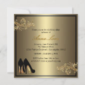 Tanzschuhe - Fantastische Einladung zum 60. Geburt (Rückseite)