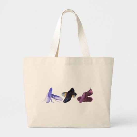 Tanzschuhe Jumbo Stoffbeutel (Vorne)