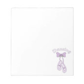 Tanzschuhe Notizblock (Vorderseite)