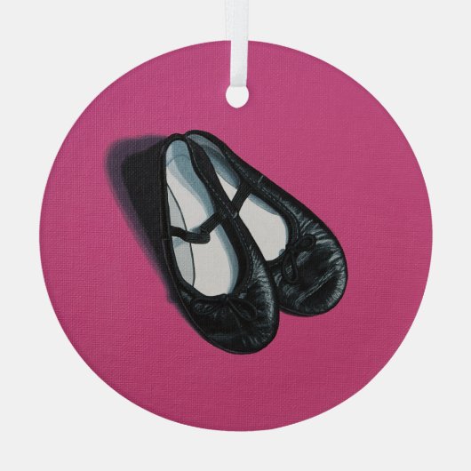 Tanzschuhe Ornament Aus Glas (Rückseite)