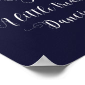 Tanzschuhe signalisieren eine kleine Leckerei für Poster (Ecke)