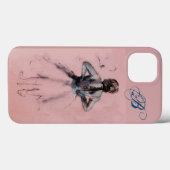TANZSCHULE/BALLERINA BALLET DANCER MONOGRAM Case-Mate iPhone HÜLLE (Rückseite (Horizontal))