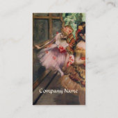 TANZSCHULE ,BALLERINA BALLETTANKER IN PINK VISITENKARTE (Rückseite)